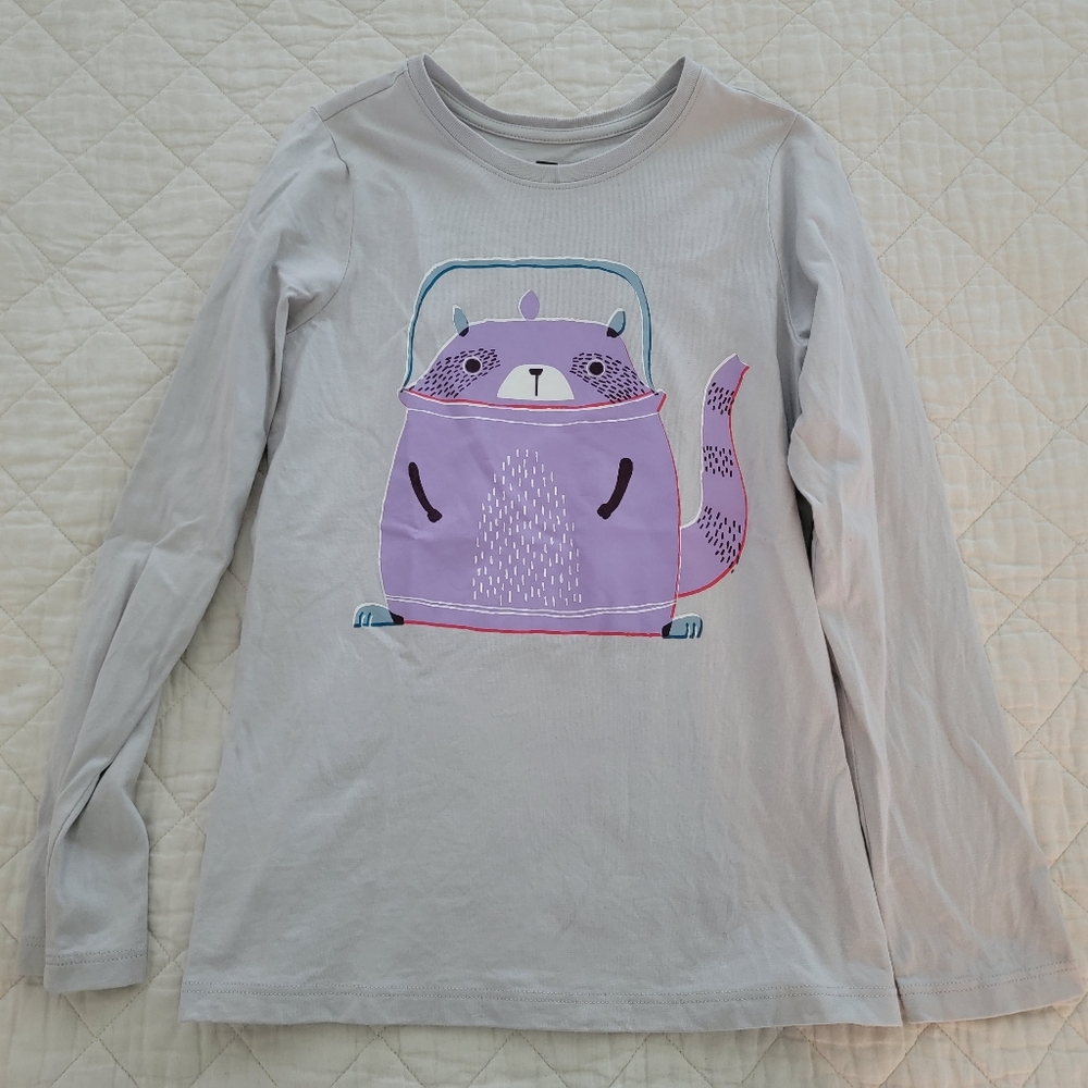Tea collection long sleeve shirt japan destination sz 8